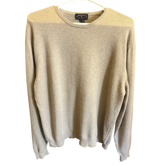 Charter Club Long Sleeve Pullover Cashmere Sweater Oatmeal Women’s Large - Picture 1 of 6